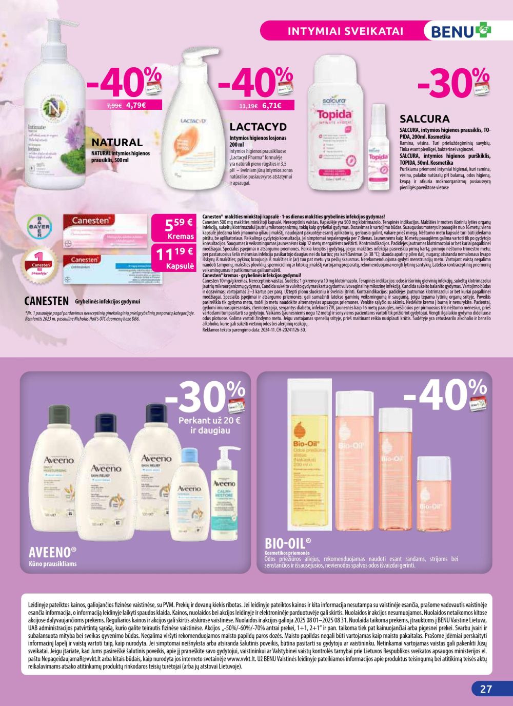 benu-vaistine - BENU VAISTINĖ (2025 08 01 - 2025 08 31) - page: 27