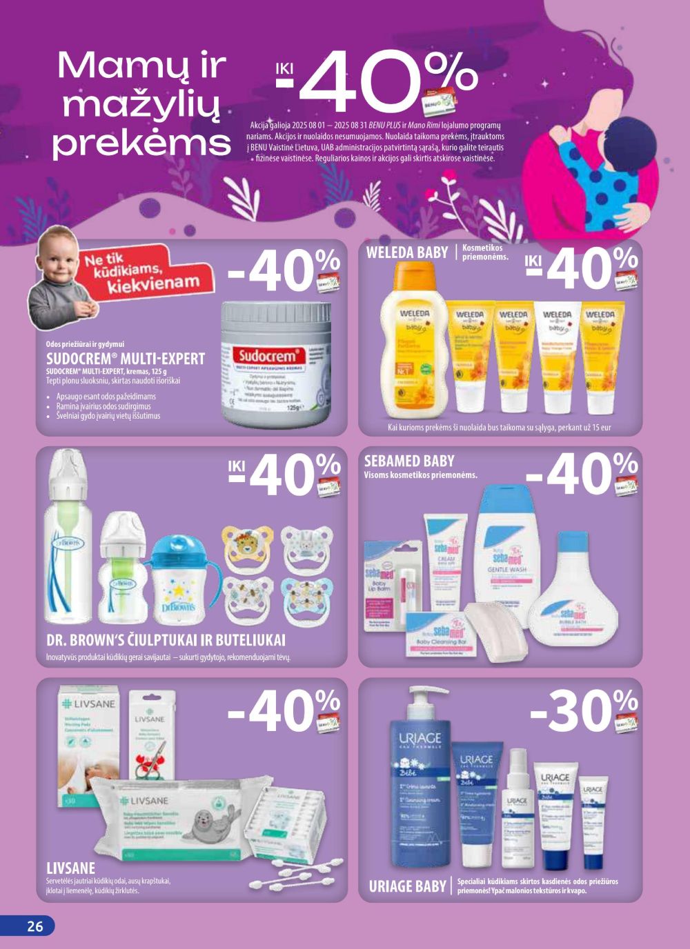 benu-vaistine - BENU VAISTINĖ (2025 08 01 - 2025 08 31) - page: 26
