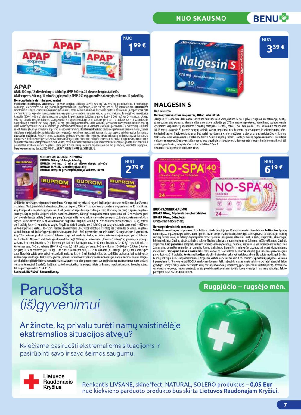 benu-vaistine - BENU VAISTINĖ (2025 08 01 - 2025 08 31) - page: 7