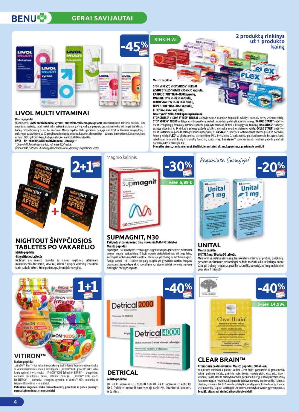 benu-vaistine - BENU VAISTINĖ (2025 08 01 - 2025 08 31) - page: 4