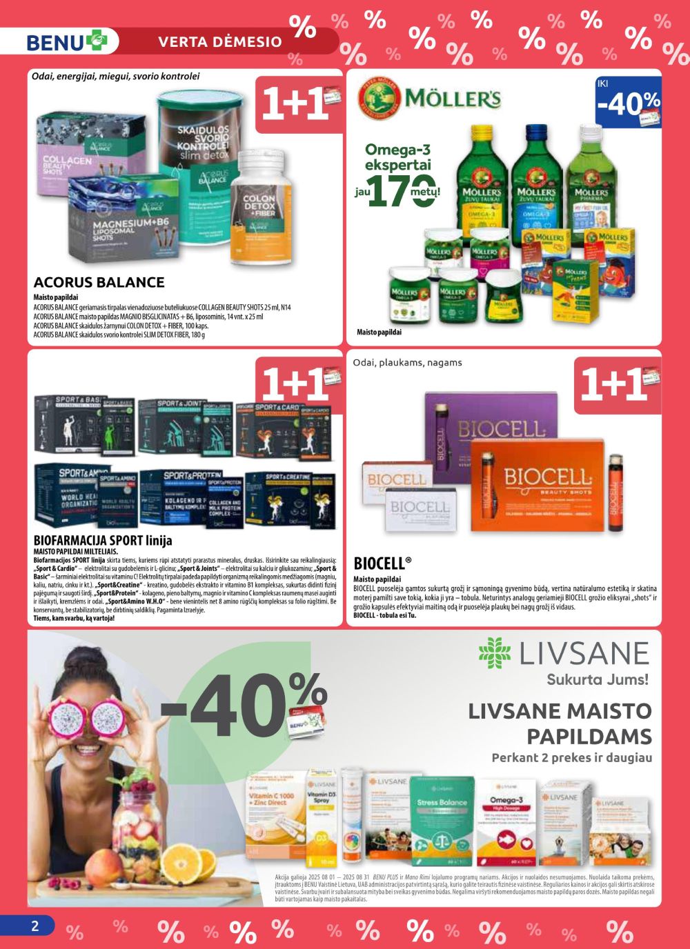 benu-vaistine - BENU VAISTINĖ (2025 08 01 - 2025 08 31) - page: 2