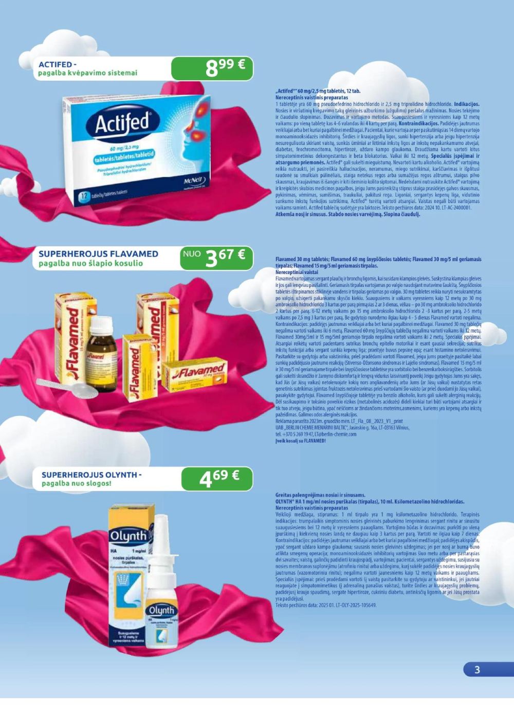 benu-vaistine - BENU VAISTINĖ (2025 09 01 - 2025 09 30) - page: 3