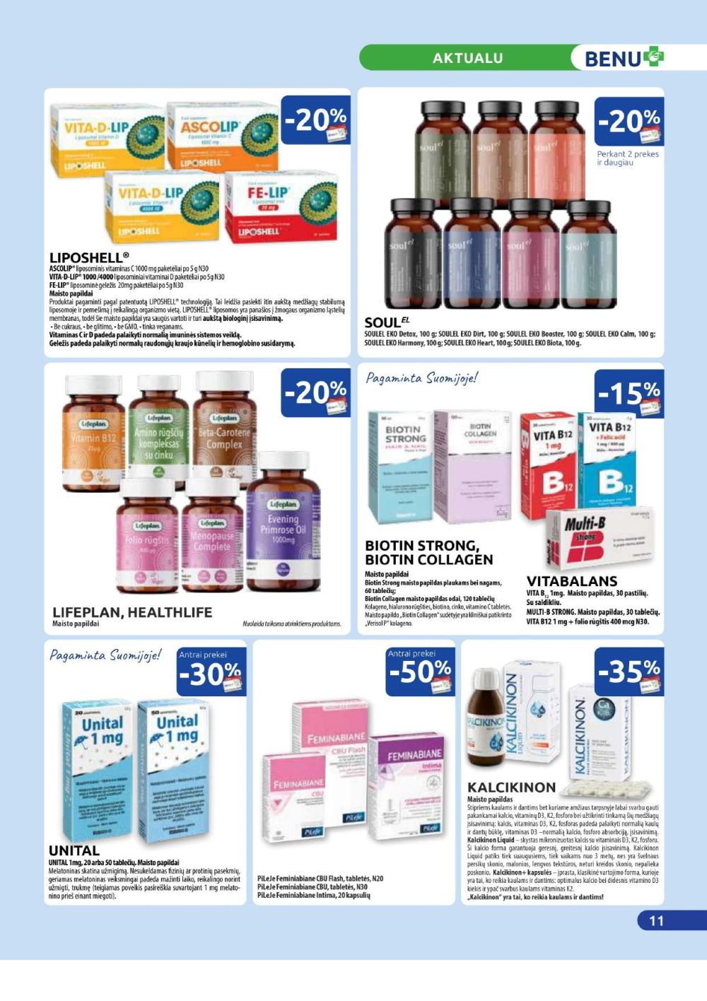 benu-vaistine - BENU VAISTINĖ (2025 09 01 - 2025 09 30) - page: 11