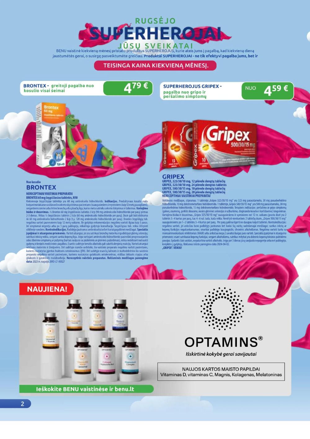 benu-vaistine - BENU VAISTINĖ (2025 09 01 - 2025 09 30) - page: 2