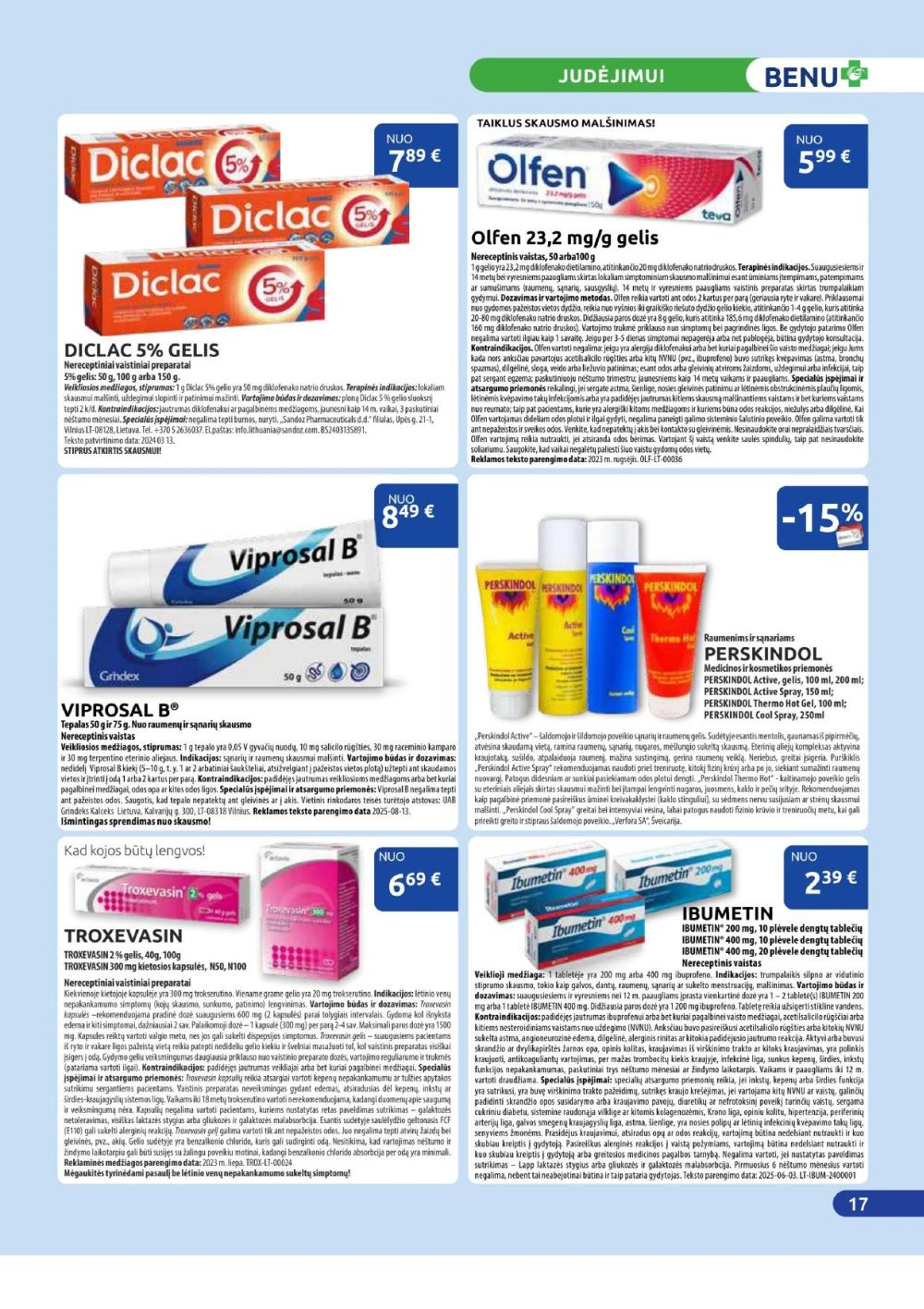 benu-vaistine - BENU VAISTINĖ (2025 09 01 - 2025 09 30) - page: 17