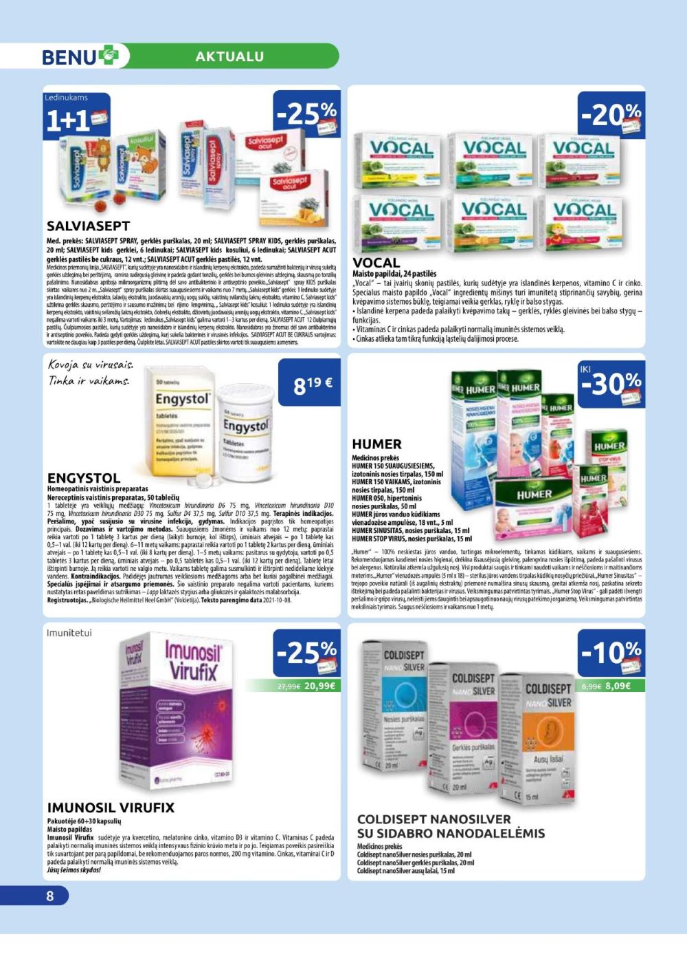 benu-vaistine - BENU VAISTINĖ (2025 09 01 - 2025 09 30) - page: 8