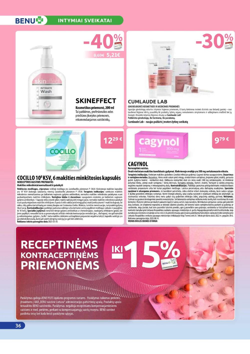 benu-vaistine - BENU VAISTINĖ (2025 09 01 - 2025 09 30) - page: 36