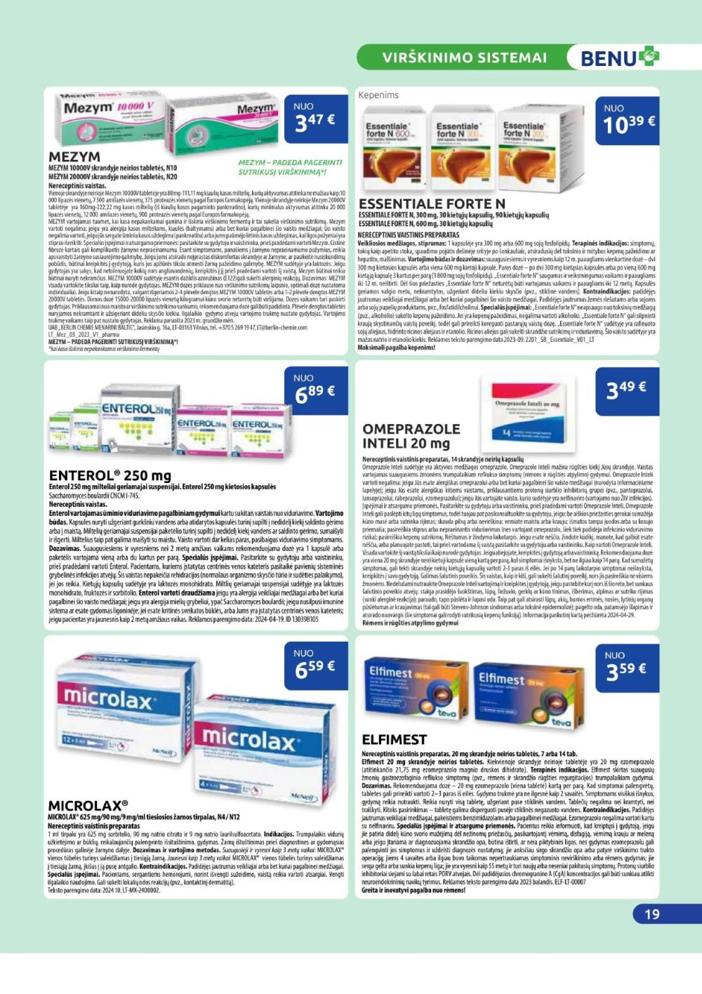 benu-vaistine - BENU VAISTINĖ (2025 09 01 - 2025 09 30) - page: 19