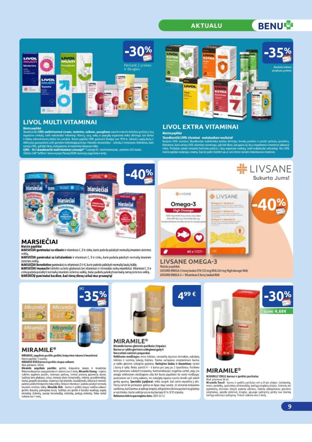 benu-vaistine - BENU VAISTINĖ (2025 09 01 - 2025 09 30) - page: 9