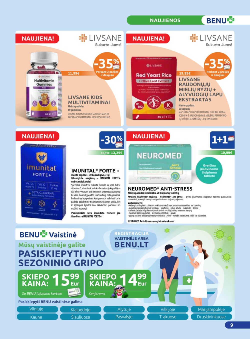benu-vaistine - BENU VAISTINĖ (2025 10 01 - 2025 10 31) - page: 9