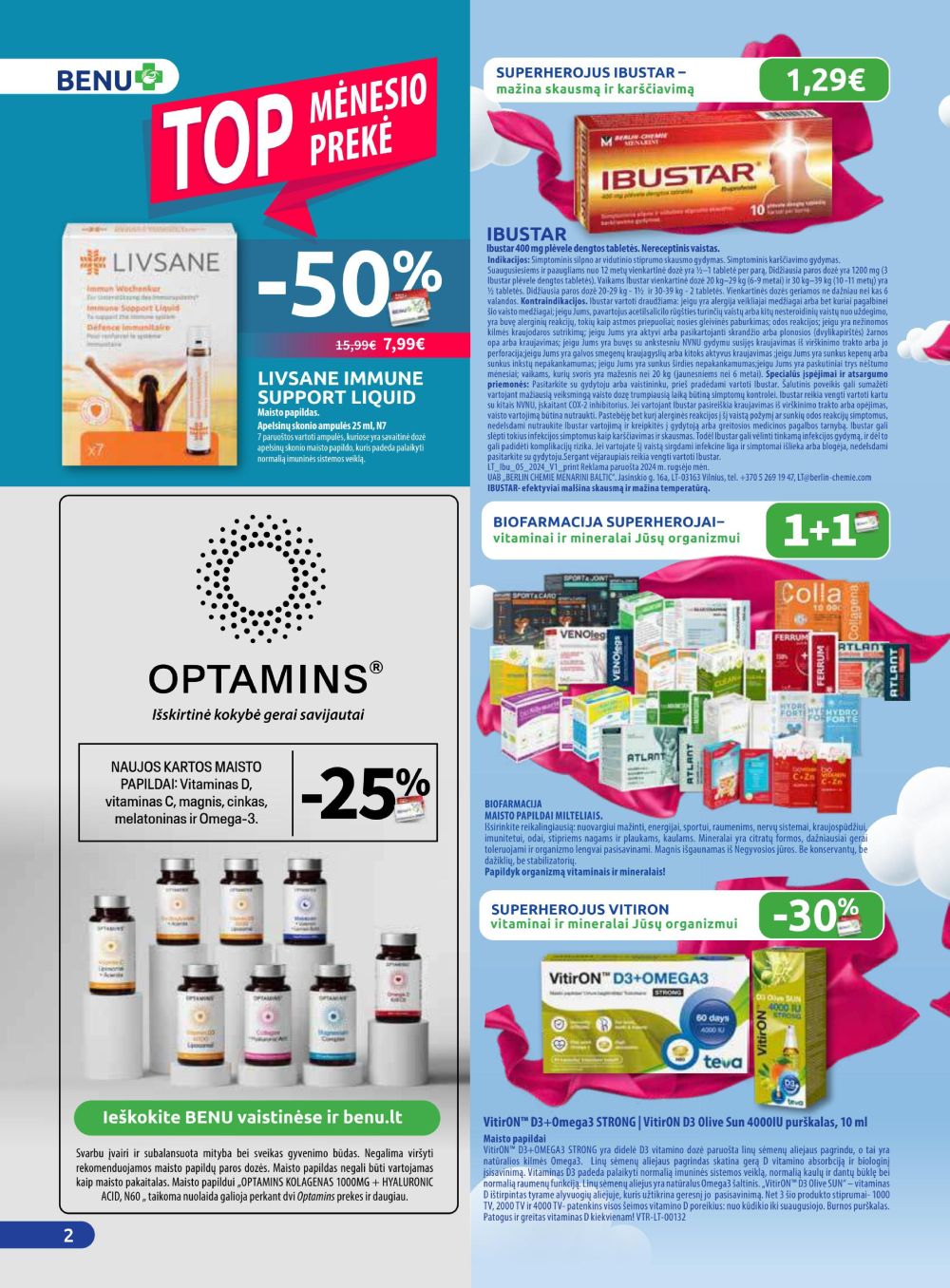 benu-vaistine - BENU VAISTINĖ (2025 10 01 - 2025 10 31) - page: 2