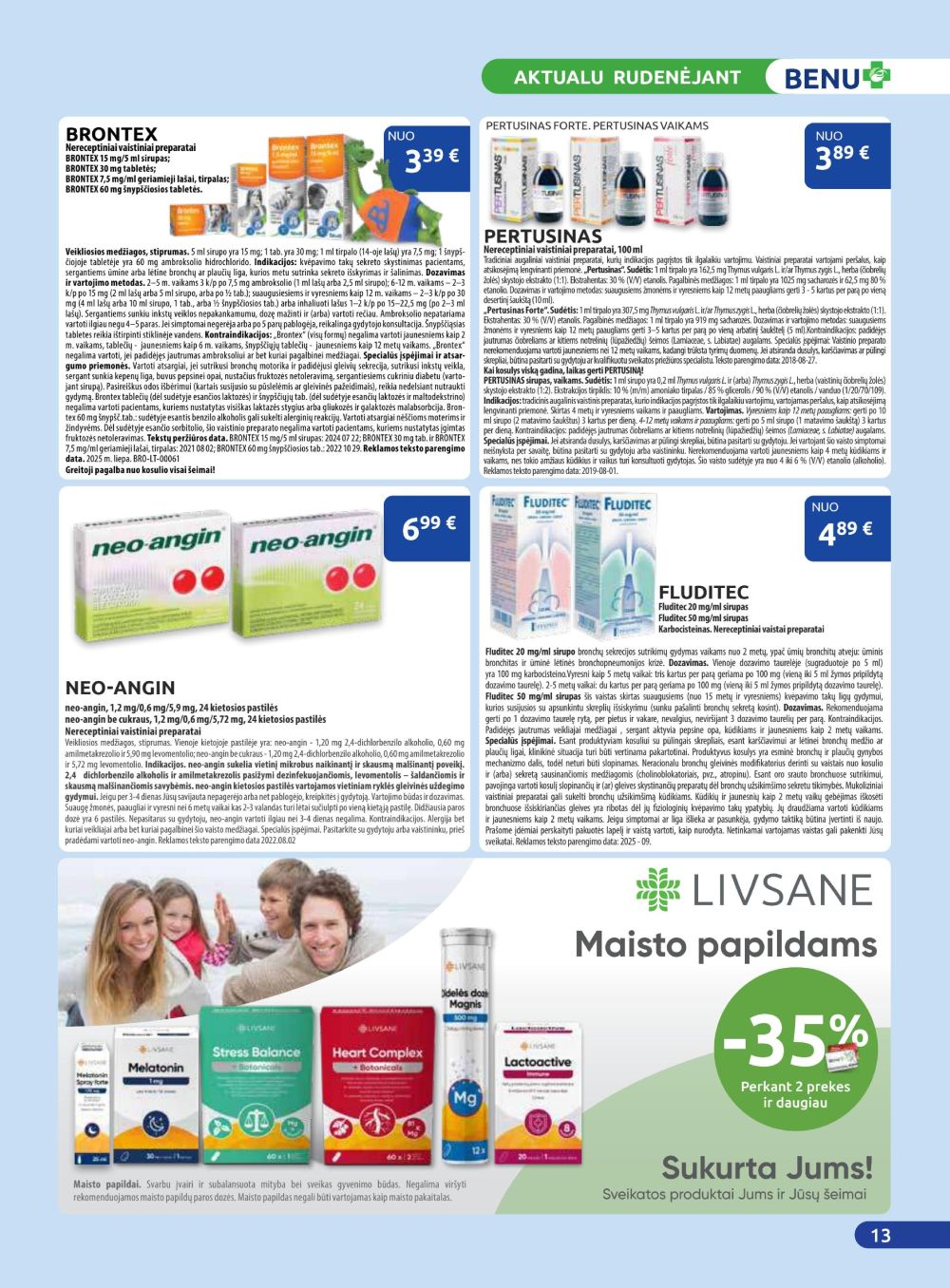 benu-vaistine - BENU VAISTINĖ (2025 10 01 - 2025 10 31) - page: 13