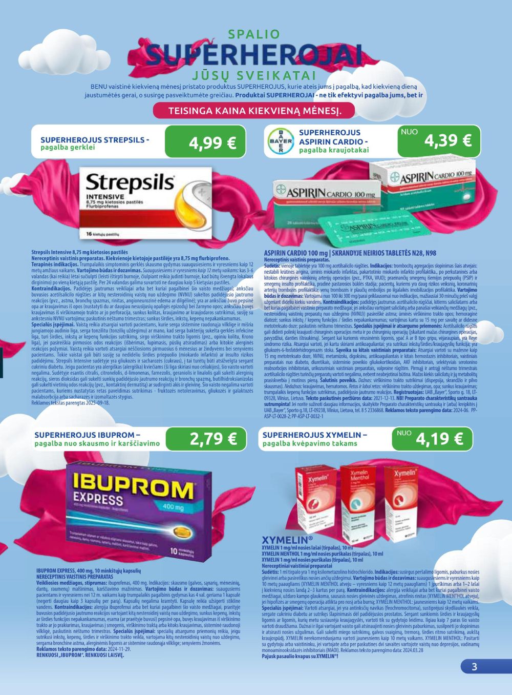 benu-vaistine - BENU VAISTINĖ (2025 10 01 - 2025 10 31) - page: 3