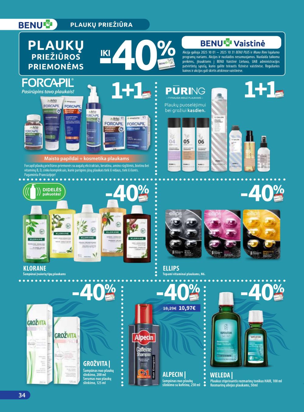 benu-vaistine - BENU VAISTINĖ (2025 10 01 - 2025 10 31) - page: 34