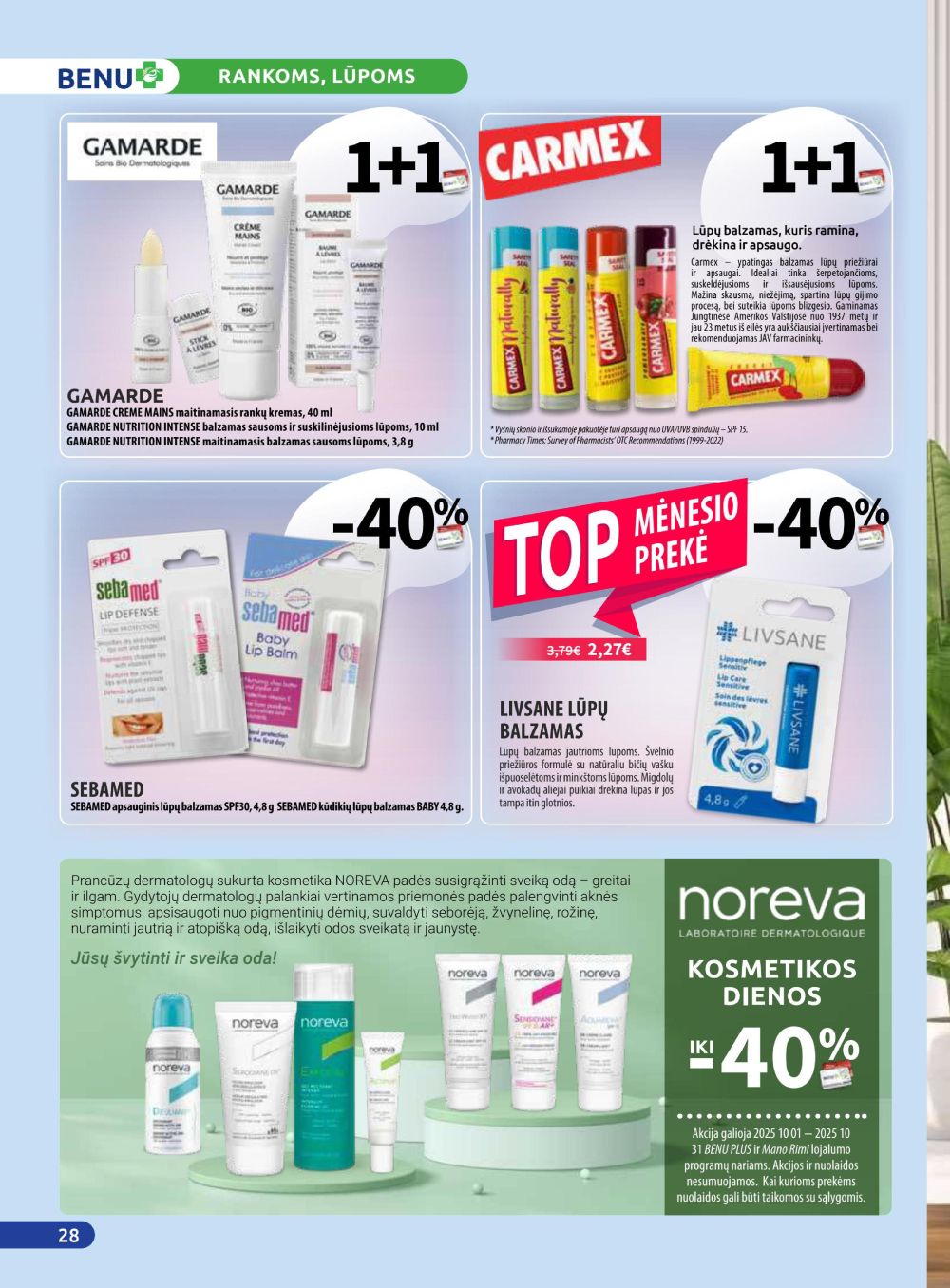 benu-vaistine - BENU VAISTINĖ (2025 10 01 - 2025 10 31) - page: 28