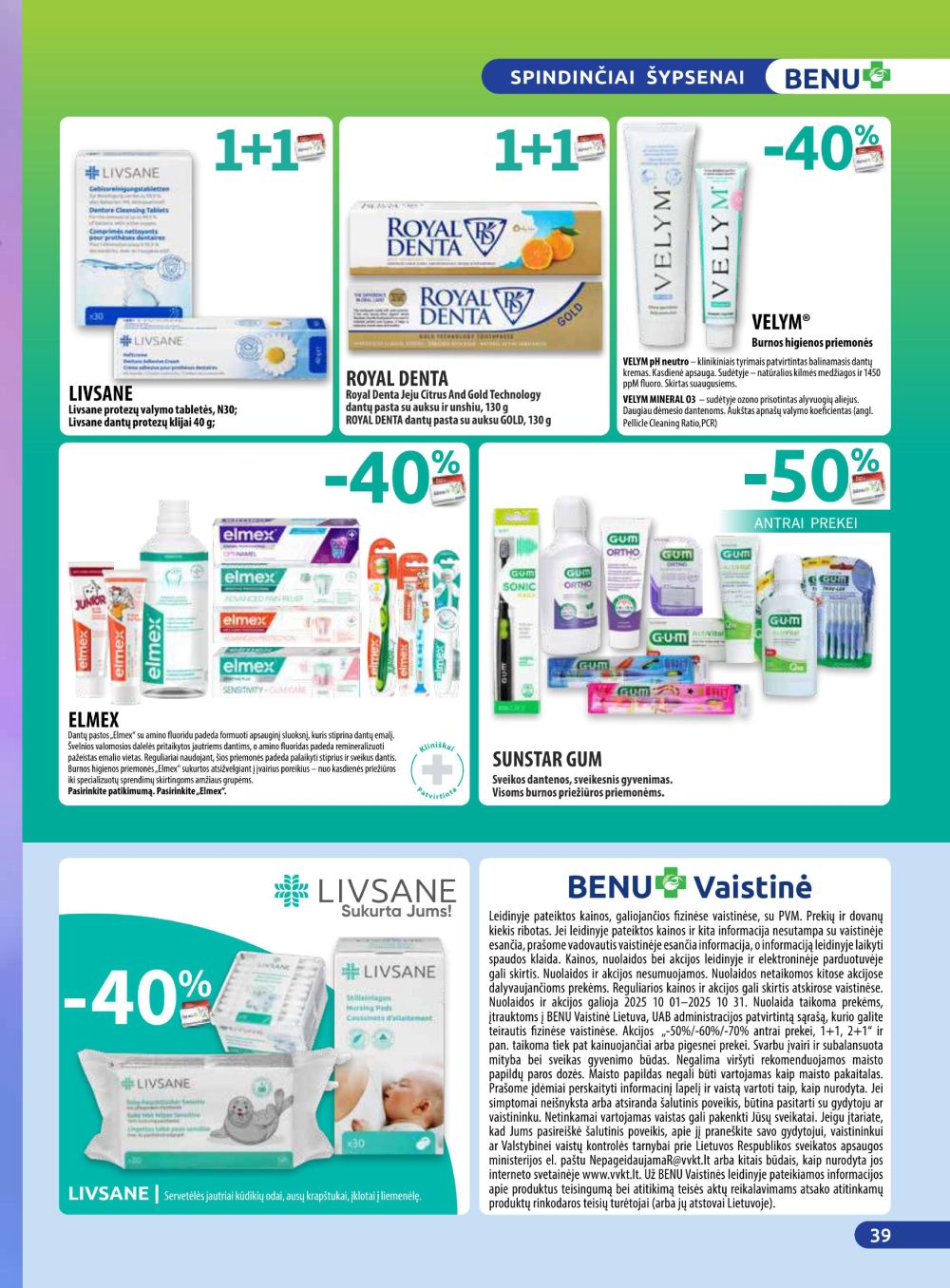 benu-vaistine - BENU VAISTINĖ (2025 10 01 - 2025 10 31) - page: 39