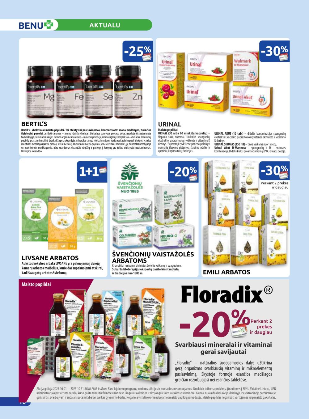 benu-vaistine - BENU VAISTINĖ (2025 10 01 - 2025 10 31) - page: 10