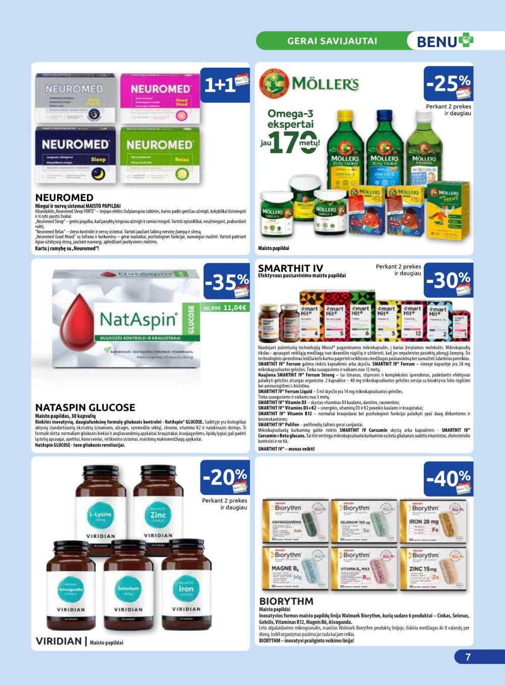 benu-vaistine - BENU VAISTINĖ (2025 10 01 - 2025 10 31) - page: 7