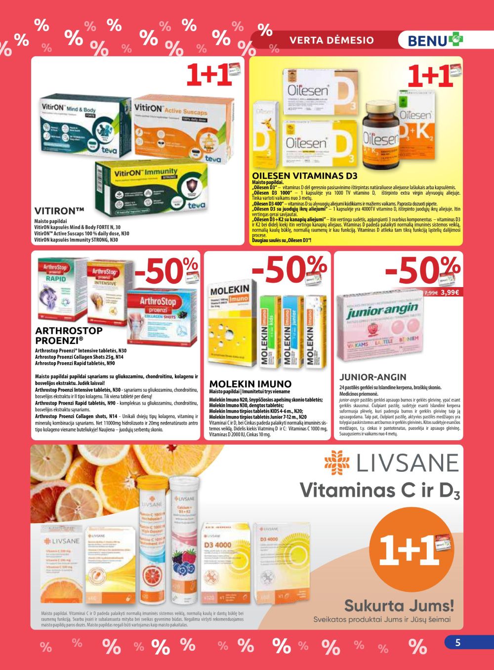 benu-vaistine - BENU VAISTINĖ (2025 10 01 - 2025 10 31) - page: 5