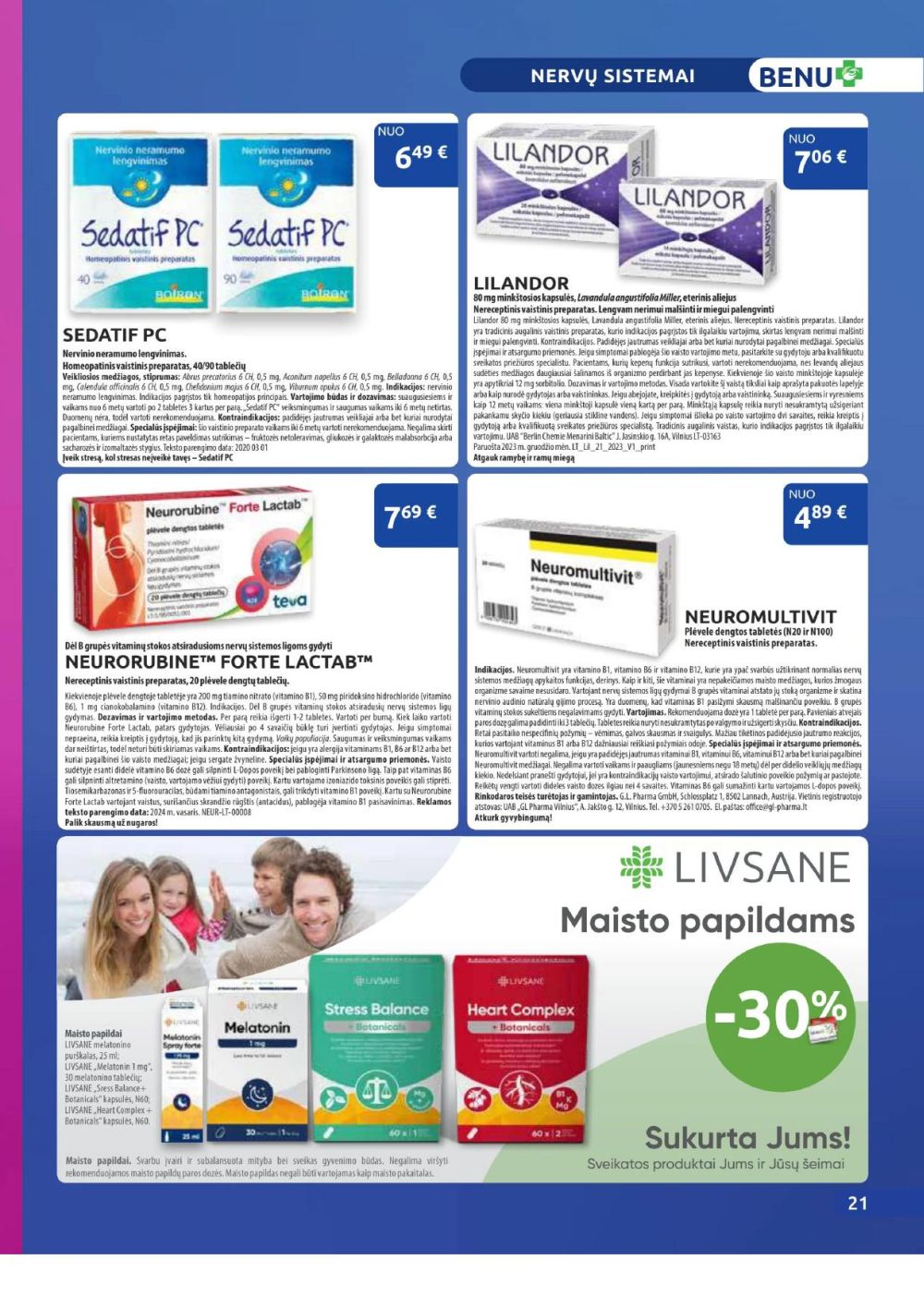 benu-vaistine - BENU VAISTINĖ (2025 11 01 - 2025 11 30) - page: 21