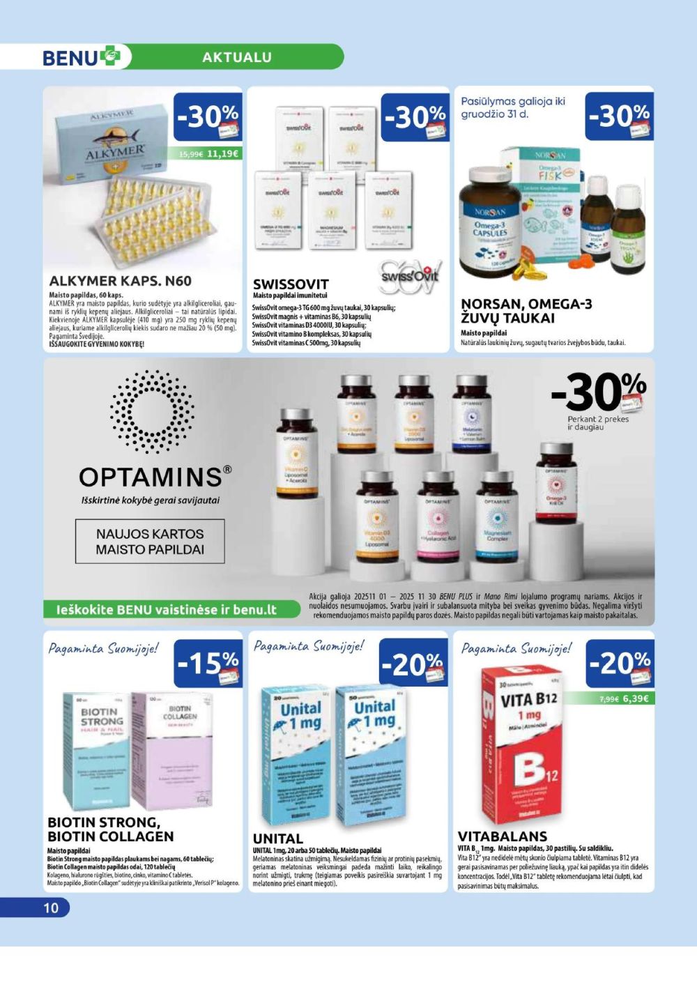 benu-vaistine - BENU VAISTINĖ (2025 11 01 - 2025 11 30) - page: 10
