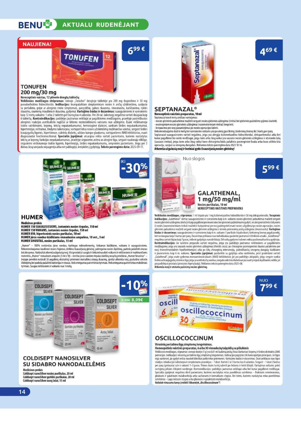 benu-vaistine - BENU VAISTINĖ (2025 11 01 - 2025 11 30) - page: 14