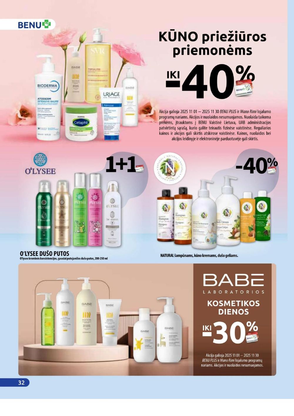 benu-vaistine - BENU VAISTINĖ (2025 11 01 - 2025 11 30) - page: 32