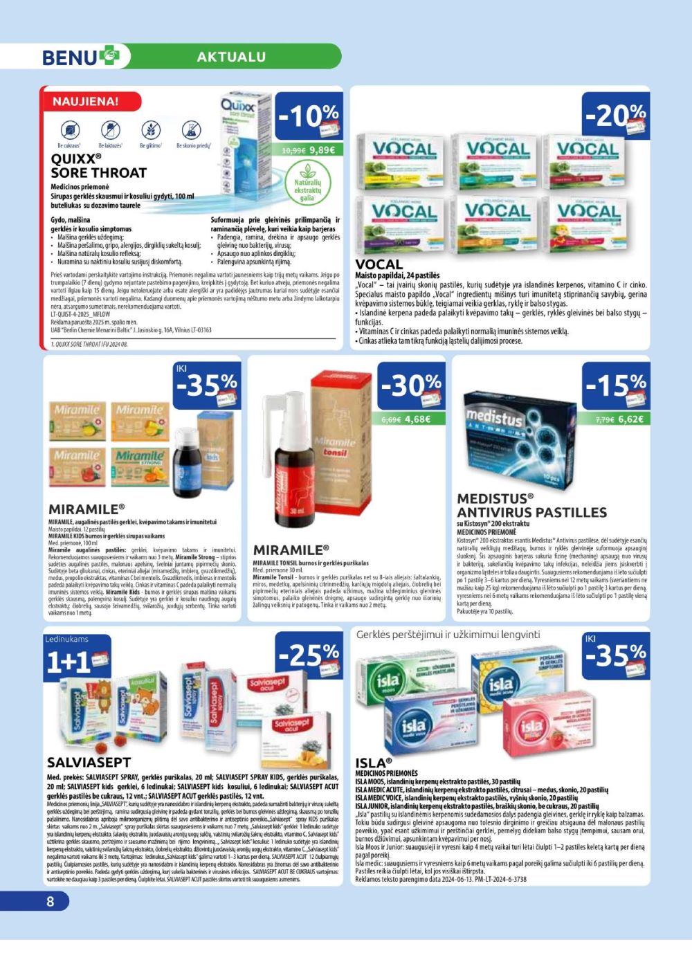 benu-vaistine - BENU VAISTINĖ (2025 11 01 - 2025 11 30) - page: 8