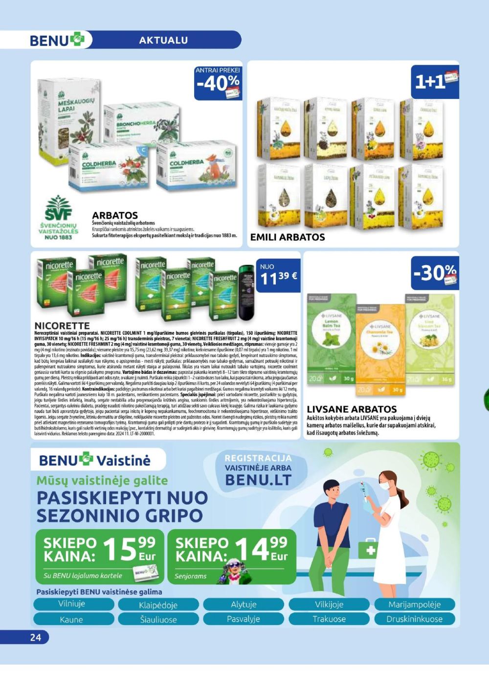 benu-vaistine - BENU VAISTINĖ (2025 11 01 - 2025 11 30) - page: 24