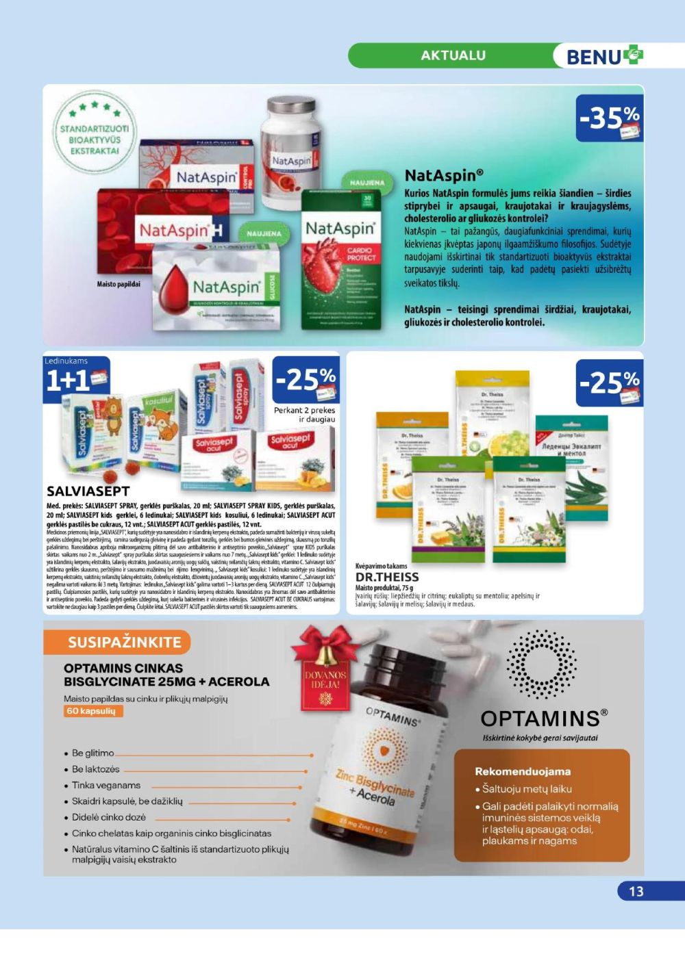 benu-vaistine - BENU VAISTINĖ (2025 12 01 - 2025 12 31) - page: 13