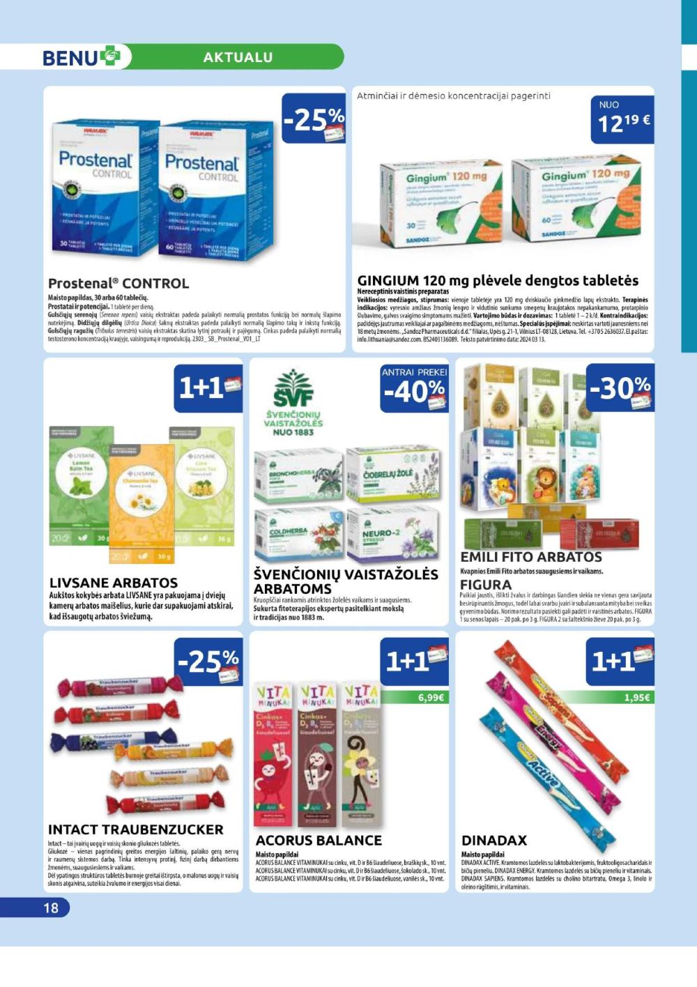 benu-vaistine - BENU VAISTINĖ (2025 12 01 - 2025 12 31) - page: 18