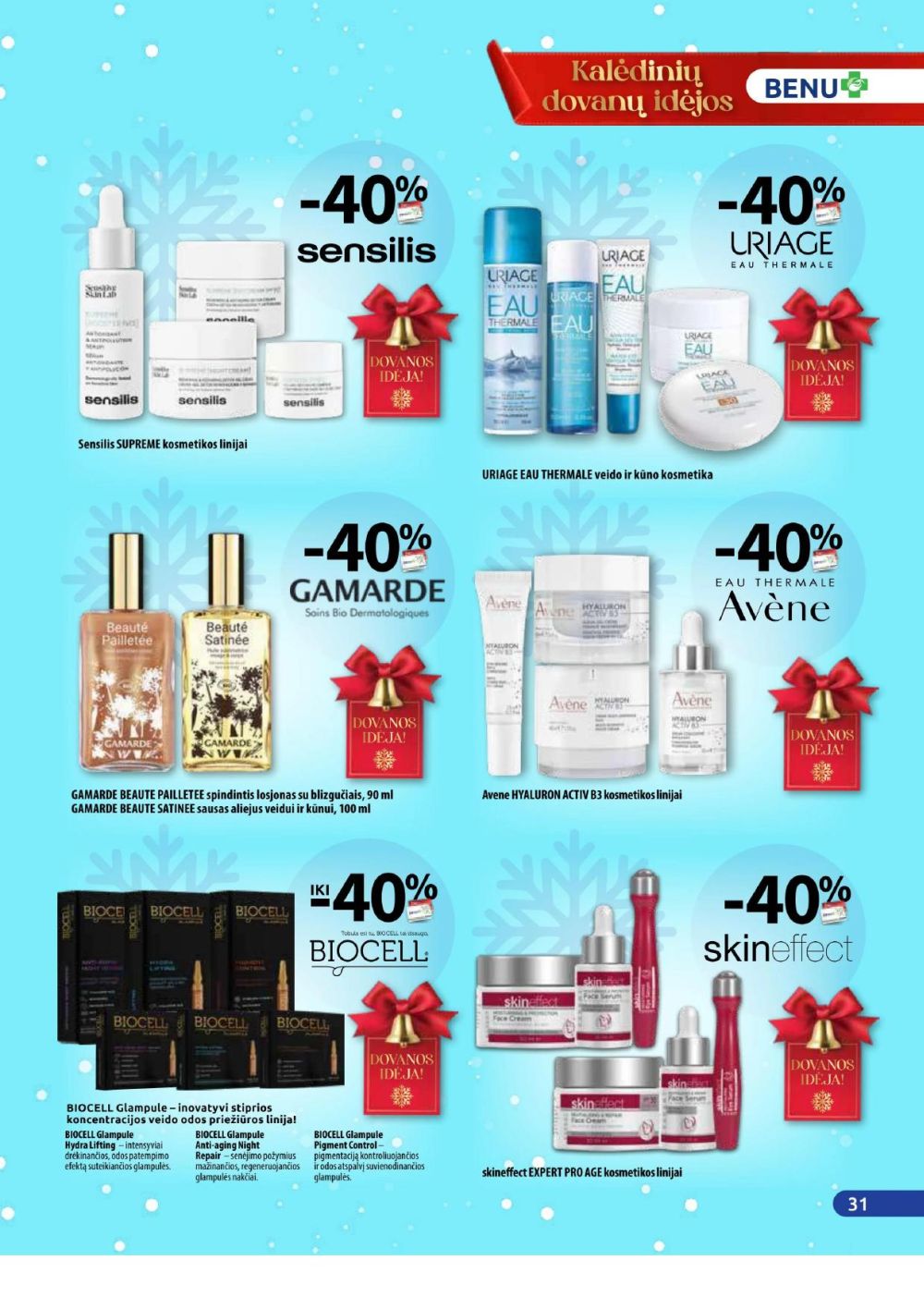 benu-vaistine - BENU VAISTINĖ (2025 12 01 - 2025 12 31) - page: 31