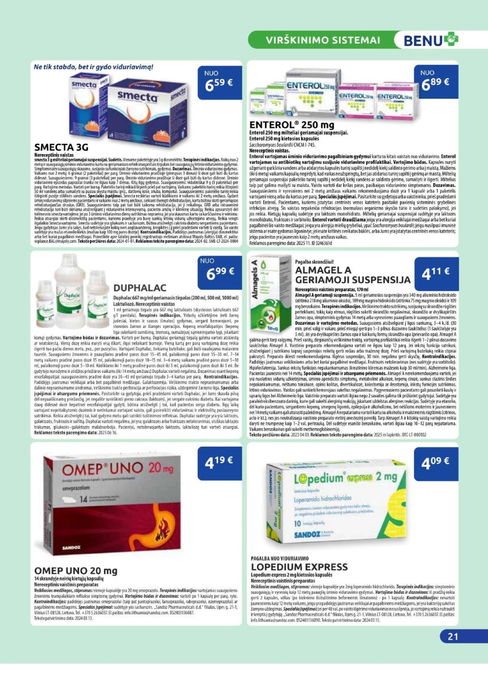 benu-vaistine - BENU VAISTINĖ (2025 12 01 - 2025 12 31) - page: 21