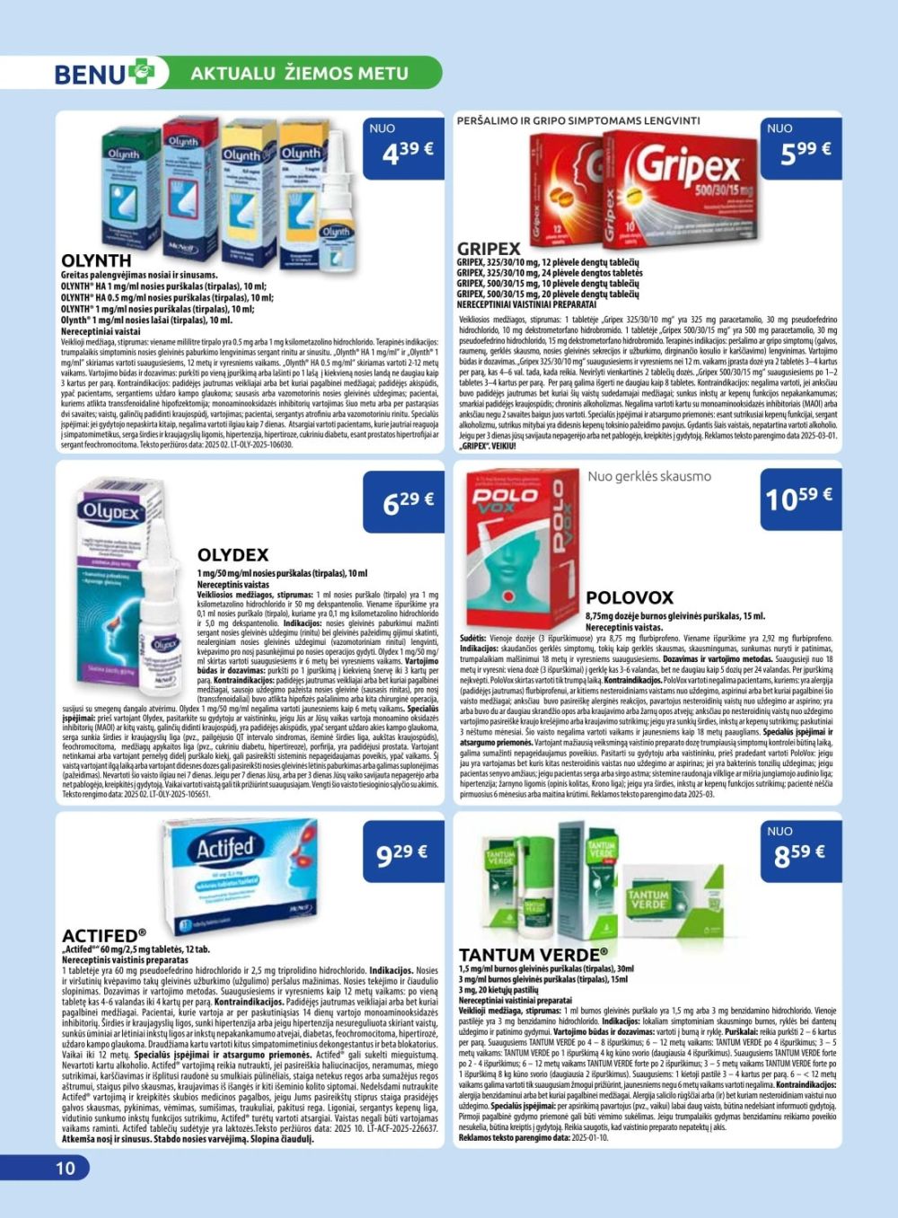 benu-vaistine - BENU VAISTINĖ (2026 01 01 - 2026 01 31) - page: 10