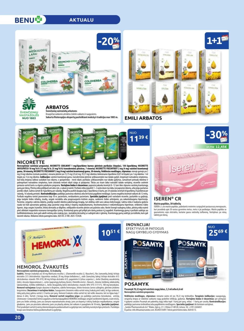 benu-vaistine - BENU VAISTINĖ (2026 01 01 - 2026 01 31) - page: 20