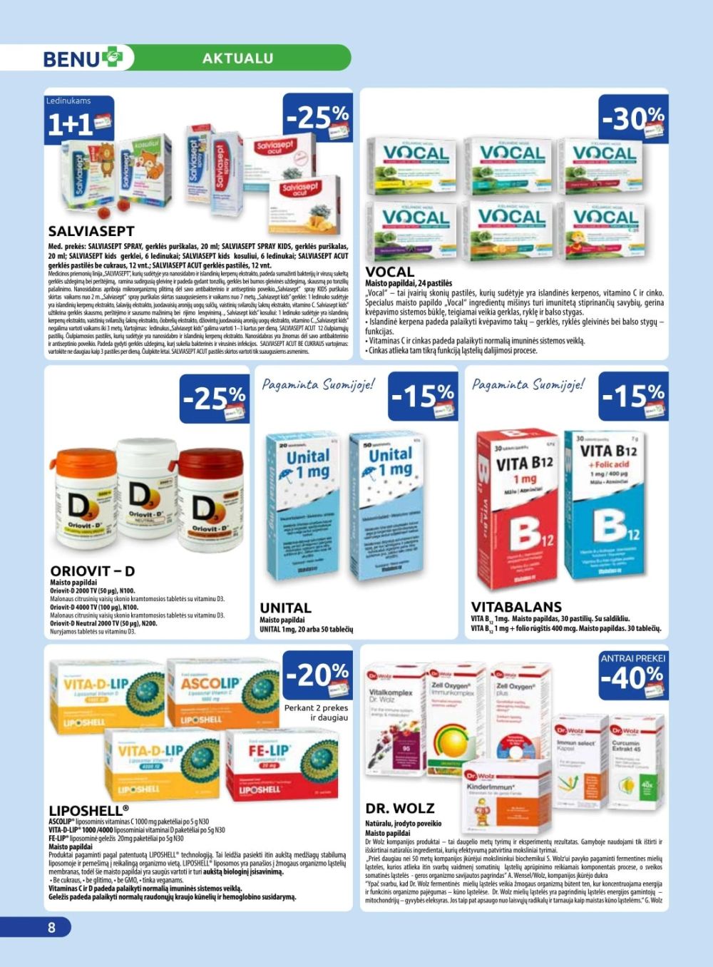 benu-vaistine - BENU VAISTINĖ (2026 01 01 - 2026 01 31) - page: 8