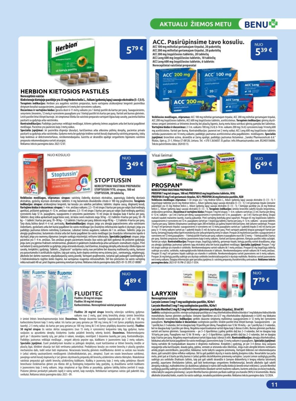 benu-vaistine - BENU VAISTINĖ (2026 01 01 - 2026 01 31) - page: 11