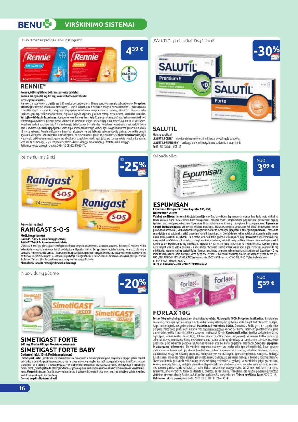 benu-vaistine - BENU VAISTINĖ (2026 02 01 - 2026 02 28) - page: 16