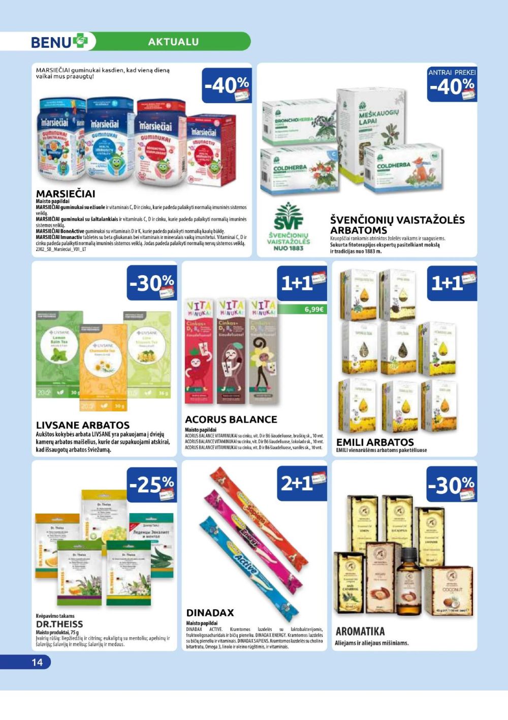 benu-vaistine - BENU VAISTINĖ (2026 02 01 - 2026 02 28) - page: 14