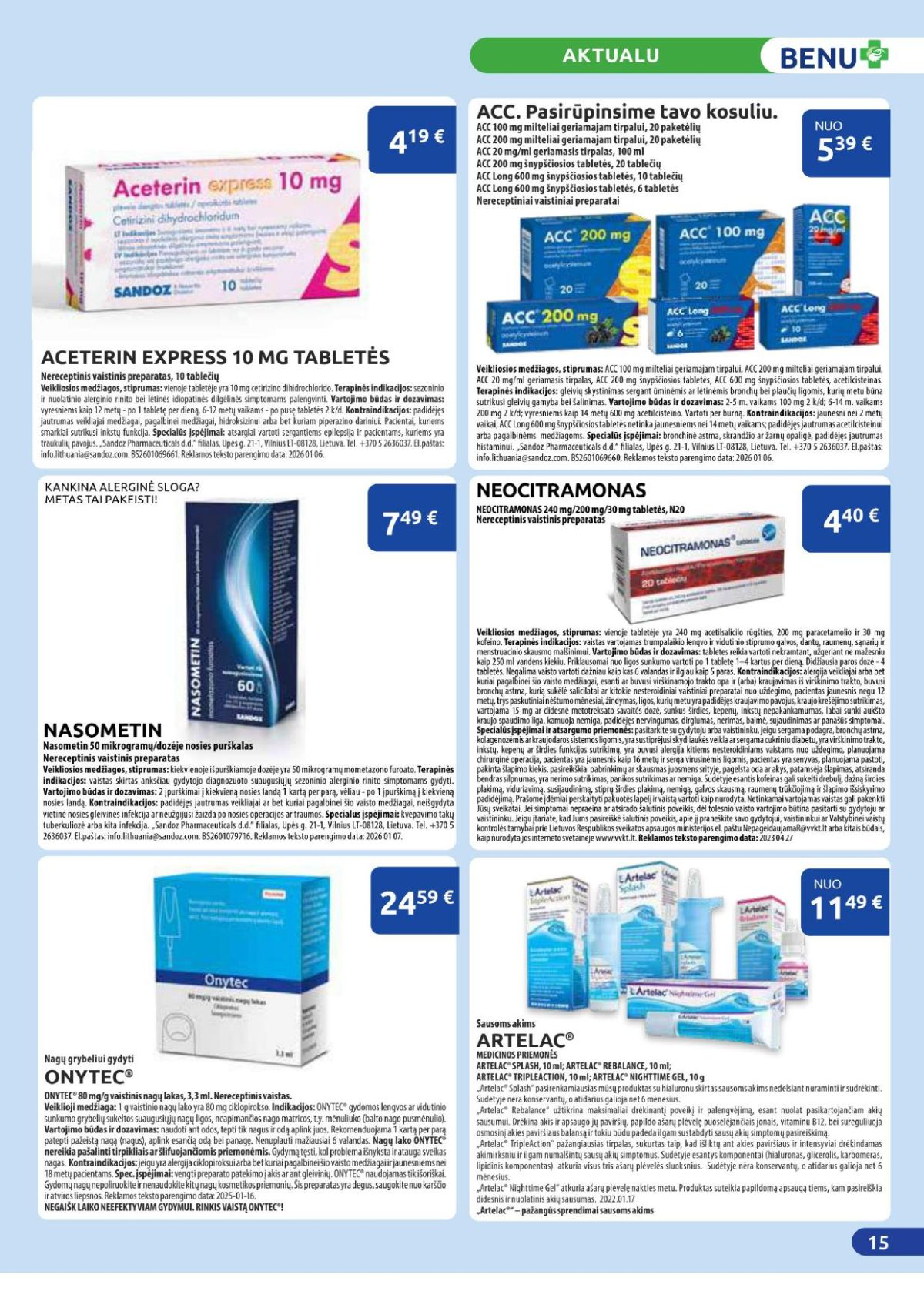 benu-vaistine - BENU VAISTINĖ (2026 03 01 - 2026 03 31) - page: 15