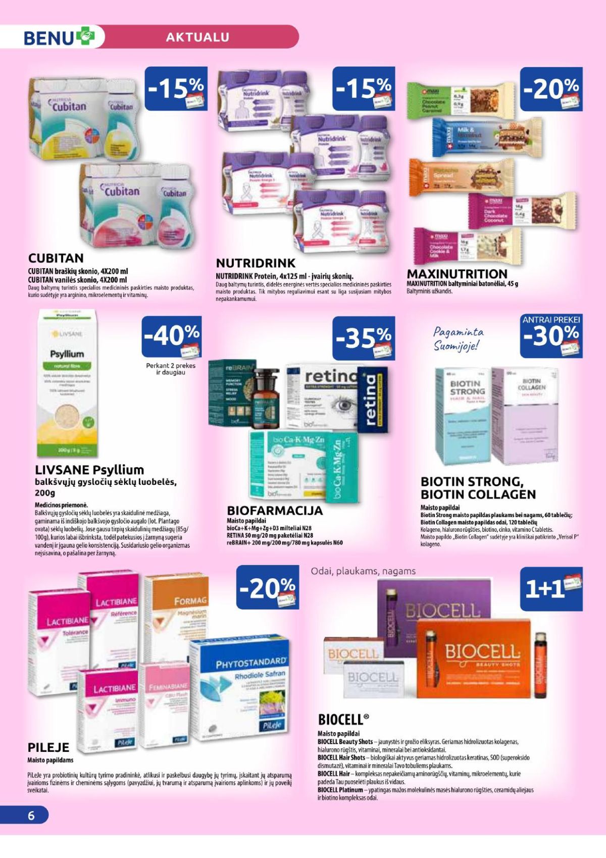 benu-vaistine - BENU VAISTINĖ (2026 03 01 - 2026 03 31) - page: 6