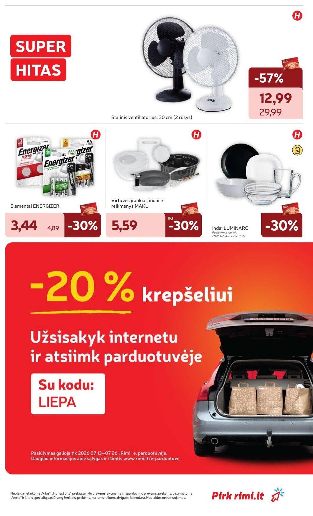 rimi - RIMI - Leidinys Nr.30 (2026 07 21 - 2026 07 27) - page: 16