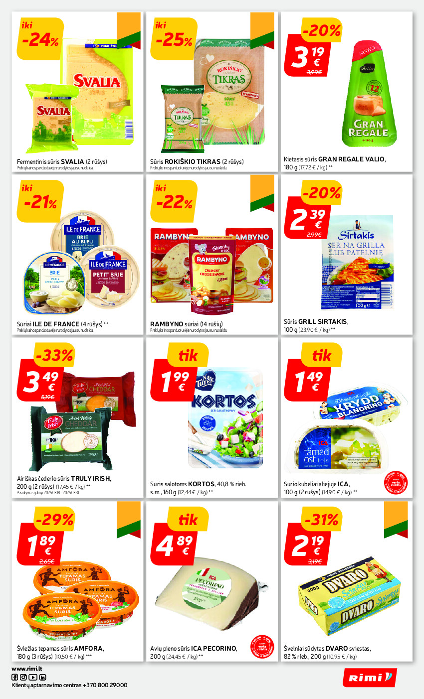 rimi - Savaitinis akcijų leidinys Nr. 13 (2025-03-25 - 2025-03-31) - page: 17
