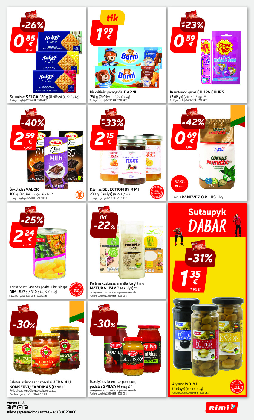 rimi - Savaitinis akcijų leidinys Nr. 13 (2025-03-25 - 2025-03-31) - page: 22