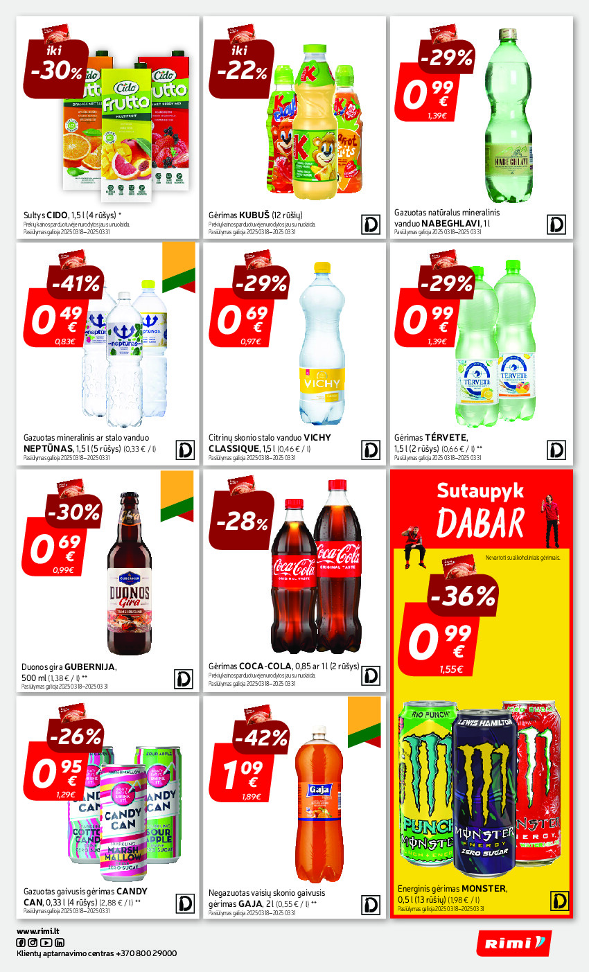 rimi - Savaitinis akcijų leidinys Nr. 13 (2025-03-25 - 2025-03-31) - page: 25