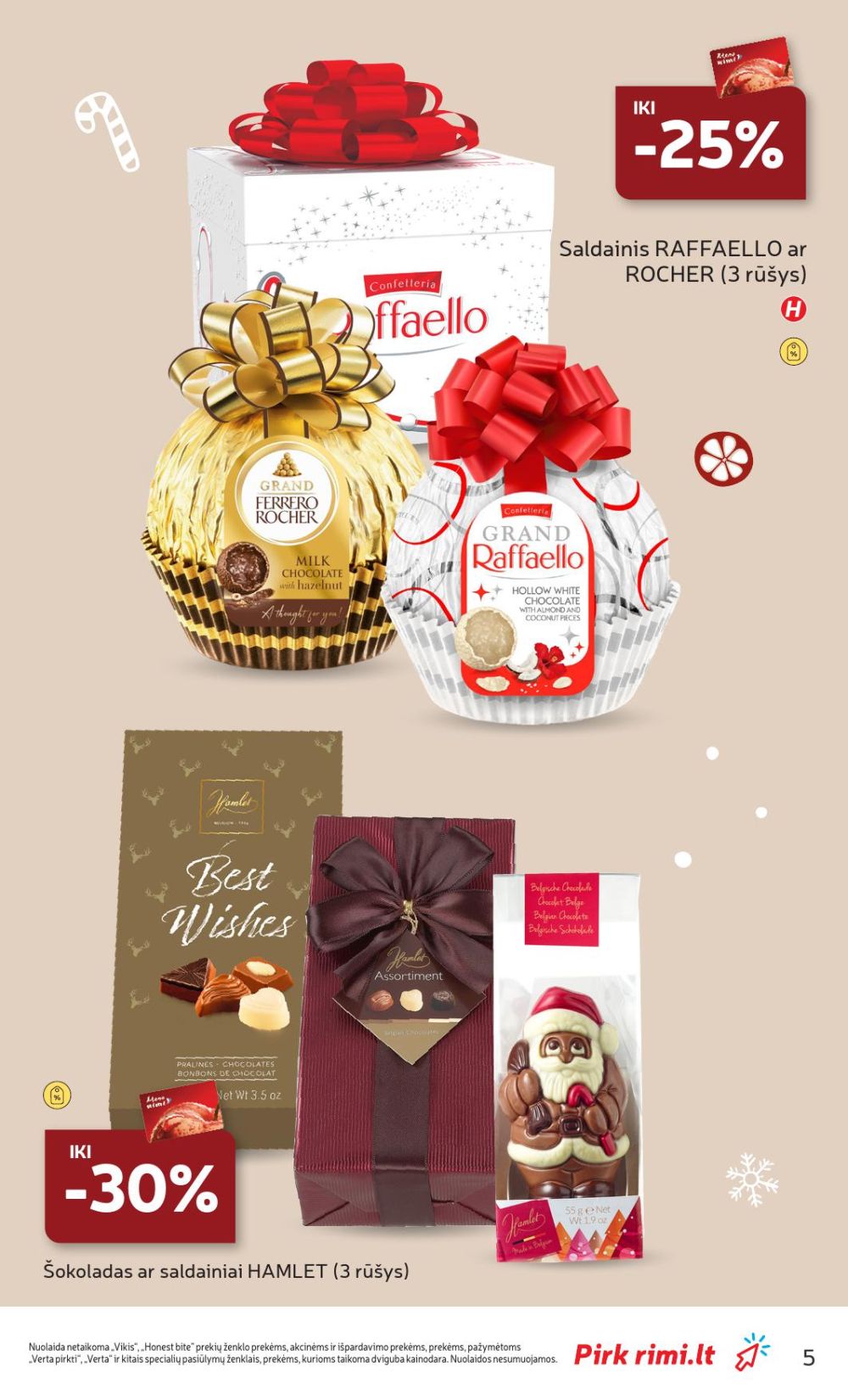 rimi - RIMI - Kalėdinių SALDUMYNŲ asortimento katalogas (2025 12 02 - 2025 12 15) - page: 5