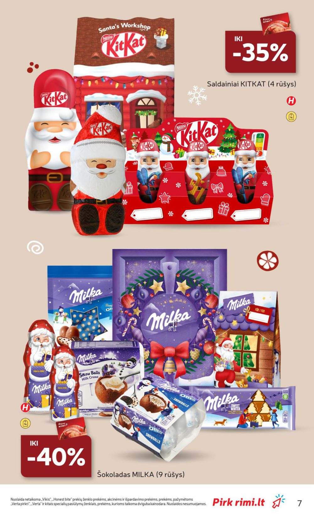 rimi - RIMI - Kalėdinių SALDUMYNŲ asortimento katalogas (2025 12 02 - 2025 12 15) - page: 7