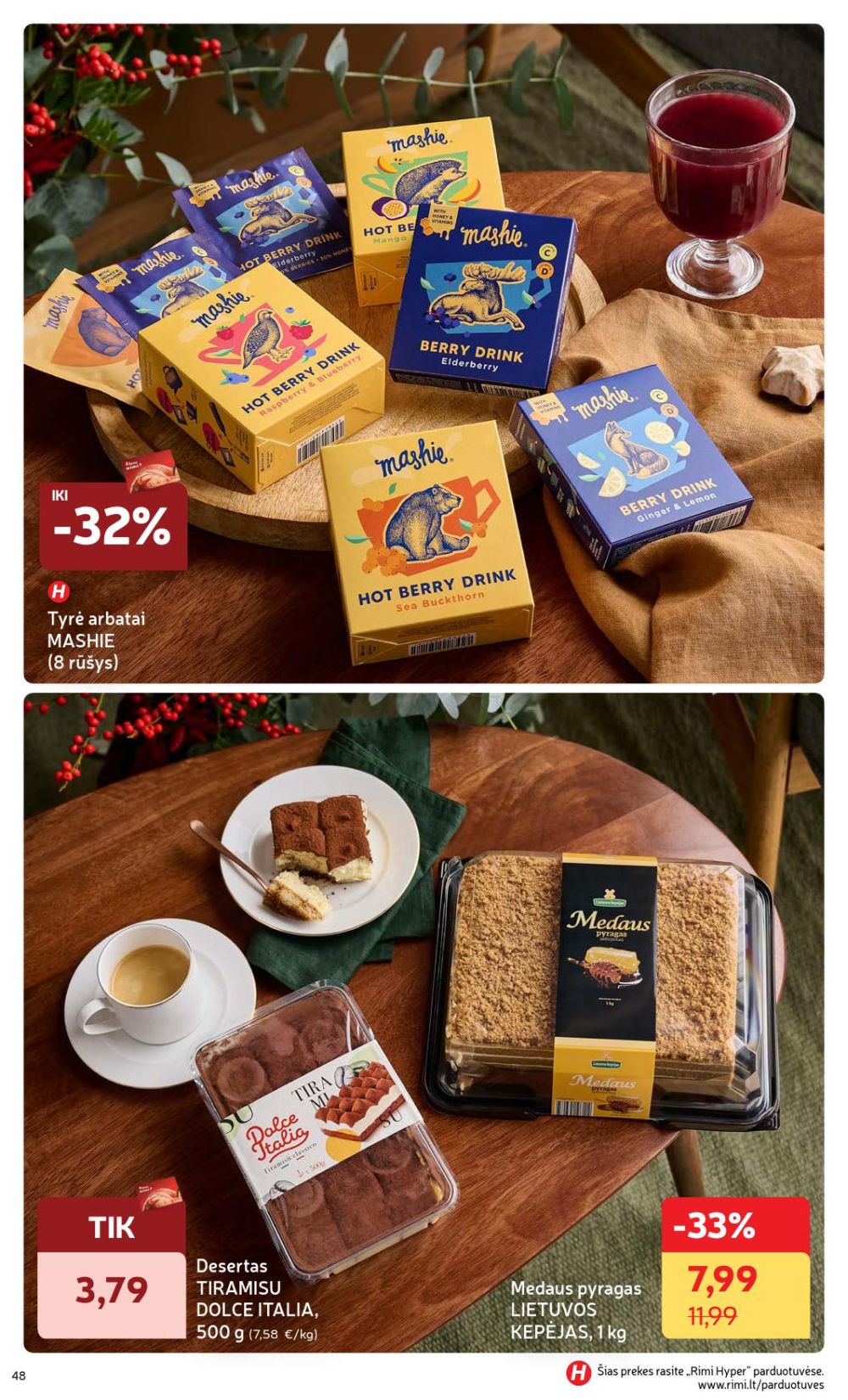 rimi - RIMI - Žiemos ŠVENČIŲ maisto prekių katalogas (2025 12 02 - 2026 01 05) - page: 48