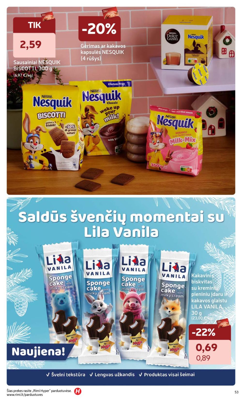 rimi - RIMI - Žiemos ŠVENČIŲ maisto prekių katalogas (2025 12 02 - 2026 01 05) - page: 53