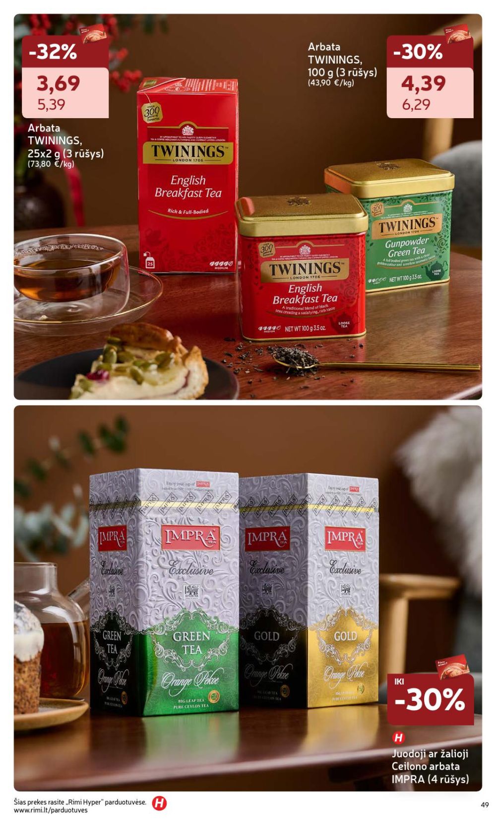 rimi - RIMI - Žiemos ŠVENČIŲ maisto prekių katalogas (2025 12 02 - 2026 01 05) - page: 49